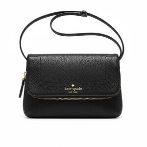 Kate Spade Black Pebbled Leather Crossbody Bag